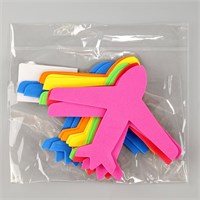 Н-р фигурок из EVA «Самолёт», 12шт, цв МИКС 123138
