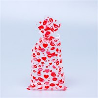 Пакет фасовочный БОПП, "Поцелуи" 15*30см 123913