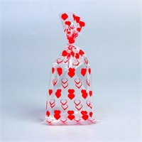 Пакет фасовочный БОПП, "Сердца" 15*30см 123915