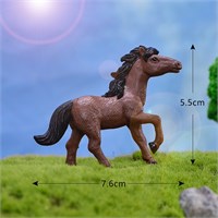 Лошадь мини-фигурка 5,5*7,6см, цв коричневый 125006