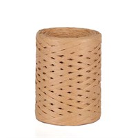 Пряжа Рафия 100гр (переработанные листья пальмы), цвет бежевый 125362