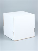 Коробка д/торта, без окна, белая, 30*30*30см 125428