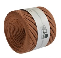 Пряжа трикотажная Saltera ЦВЕТ: КАКАО (51) 100% хлопок 100м/ширина нити 7-9мм  112430