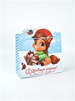 Пакет подарочный «Новый год 2026», лошадь, 25*26*10см 125562