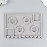 Доска-органайзер д/бисероплетения и изготовления изделий из бусин, 20*29*1.6см 125653