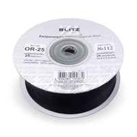 лента капрон OR-25 №112 черный 126051