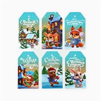 Шильдик новогодний декоративный в наборе «Чудеса рядом», 5*9см 126109