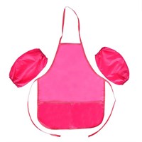 Фартук д/труда + нарукавники «Стандарт», 490*395/250*160мм, размер S (рост 116-146), розовый 126148