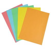 Бумага цветная А4, 50л Calligrata Интенсив, 5цв, 80г/м² 126150