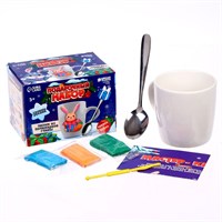 Декор кружки и ложки полимерной глиной на новый год «Зайка и подарок», н-р д/творчества 126192