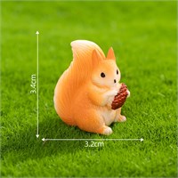 Белка рыжая мини-фигурка 3,4*3,2см 126266