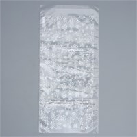 Пакет подарочный новогодний пропиленовый «Снежинки», 14*29см 126311