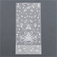 Пакет фасовочный новогодний БОПП, с донной складкой, «Чудеса» 9*19см 126315