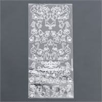 Пакет фасовочный новогодний БОПП, с донной складкой, «Ассорти» 9*19см 126316