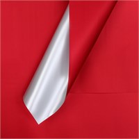 Пленка матовая д/цветов и букетов, двусторонняя 58*58см, бордовый, серебряный 126332