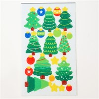 Наклейки из фетра «Елочки», 11*18.5см, 22шт 126378