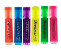 Маркер-текстовыделитель, наконечник скошенный 5мм, МИКС 1шт 126416