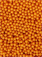 Кондитерская посыпка «Шарики №3», золотая, 50гр 126437