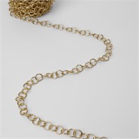 Цепочка д/сумки, металлическая, d12мм, 1м, цв золотой 126460