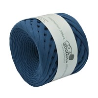 Пряжа трикотажная Saltera ЦВЕТ: ИНДИГО (48) 100% хлопок 100м/ширина нити 7-9мм  126471