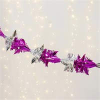 Растяжка «Снежинка» d18см 1.5м, микс 126613