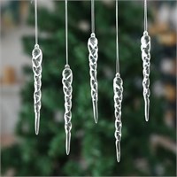 Елочная подвеска Сосулька 8 см, н-р 6шт 126622