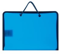 Папка, пластик, А4, 230*185*25мм, молния, 