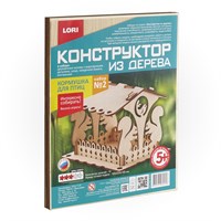 Конструктор из дерева "Кормушка для птиц", н-р №2 126832