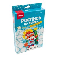 Роспись по дереву. Новогодний сувенир 