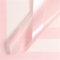 Пленка флористическая д/цветов и букетов, «Кант жемчужный», розовый, 57*57см 126967
