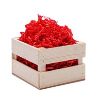 Наполнитель бумажный д/подарков, красный-коралловый, 50гр 127206