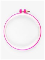Пяльцы д/вышивания, d14/16см, розовые 127450