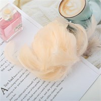 Перья д/декора 50 шт, цв. персиковый 107986