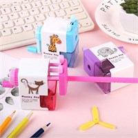 Точилка механическая с контейнером "Happy day", цвет в ассорт  112548