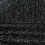 Пехорка Жемчужная 50% хлопок, 50% вискоза 100г 425м, цв 02 черный 128184