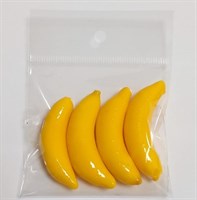 Искусств. бананы 4,5см набор 4шт 