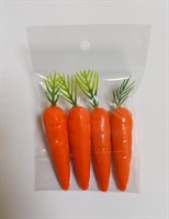 Искусственная морковь 6см н-р 4шт 