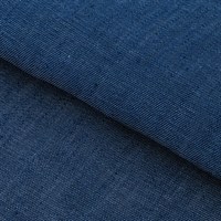 Ткань д/пэчворка мягкая джинса синяя 50*50см
