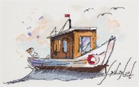 Н-р д/вышивания Panna МТ-1940 Рыбацкая лодка