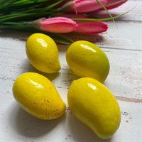 Искусственное мини-манго желтое уп.4шт