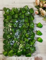 Искусственный мини-перец болгарский, зеленый уп.100шт