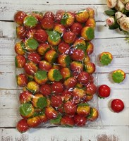 Искусственные мини-помидоры красно-желтые уп.100шт