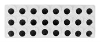Глазки на клеевой основе, набор 24 шт., размер 1 шт: 1,5 см