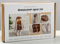 Интерьерная кукла «Ева» набор для шитья 15,6 × 22.4 × 5.2 см