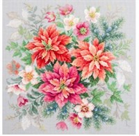 Набор для вышивания "Чудесная Игла" 140-003 "Магия цветов. Пуансеттия" 30 х 30 см
