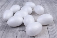 Яйцо пенопласт 6,5см - в натуральную величину куриного 