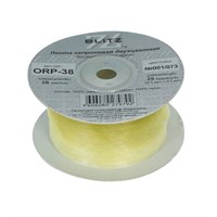 лента капрон двухцветная ORР-38 №001/073 белый/оливковый