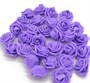 Головка розы фоам 3см 10шт цв. фиолетовый - фото 10289