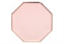 Н-р одноразовых тарелок 10шт, размер 18,3 см, цвет розовый - фото 11196