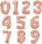 Шар фольгированный Цифра 3 32"(75см)  Цв.розовый - фото 11392